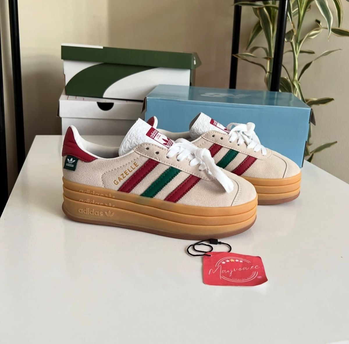 Adidas Gazelle plataforma